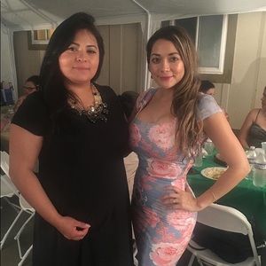 2 piece floral dress